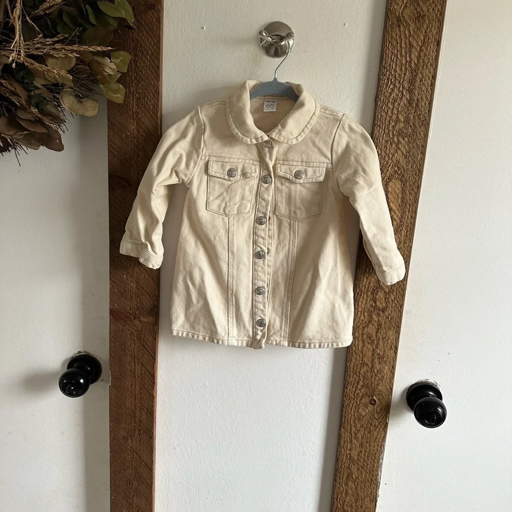 Boutique Denim Jean Jacket Dress 12-18 Months Baby Girl THE CUTEST